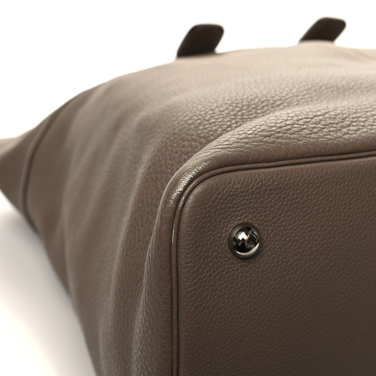 Hermes Taurillon Clemence Thar Travel 45 Etoupe 9 of 11