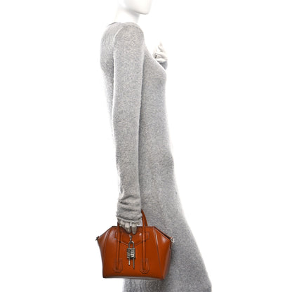 Givenchy Box Calfskin Mini Lock Antigona Shoulder Bag Beige Chestnut 2 of 10