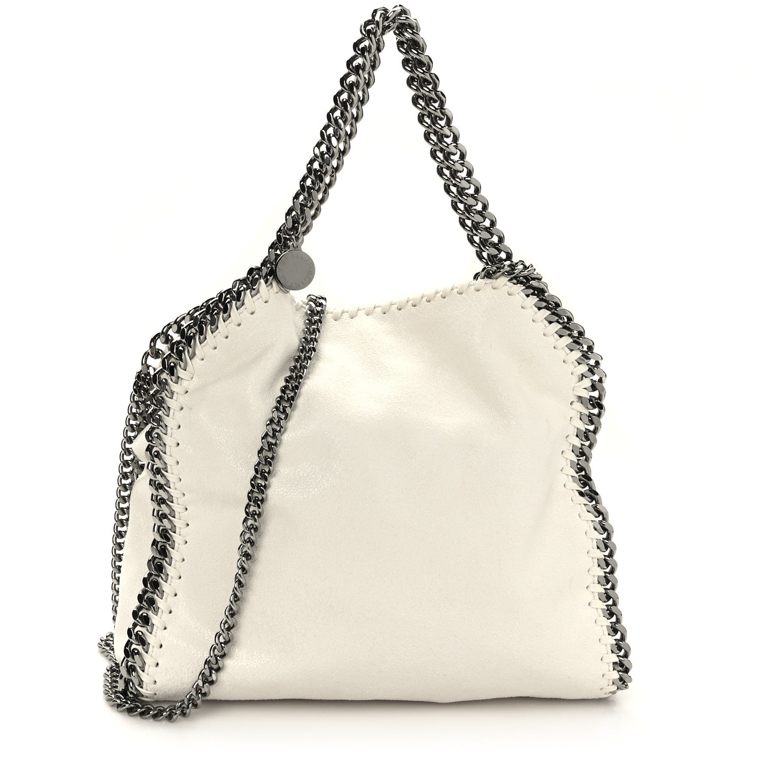 Stella McCartney Shaggy Deer Mini Falabella Shoulder Bag Pearlesce 1 of 8