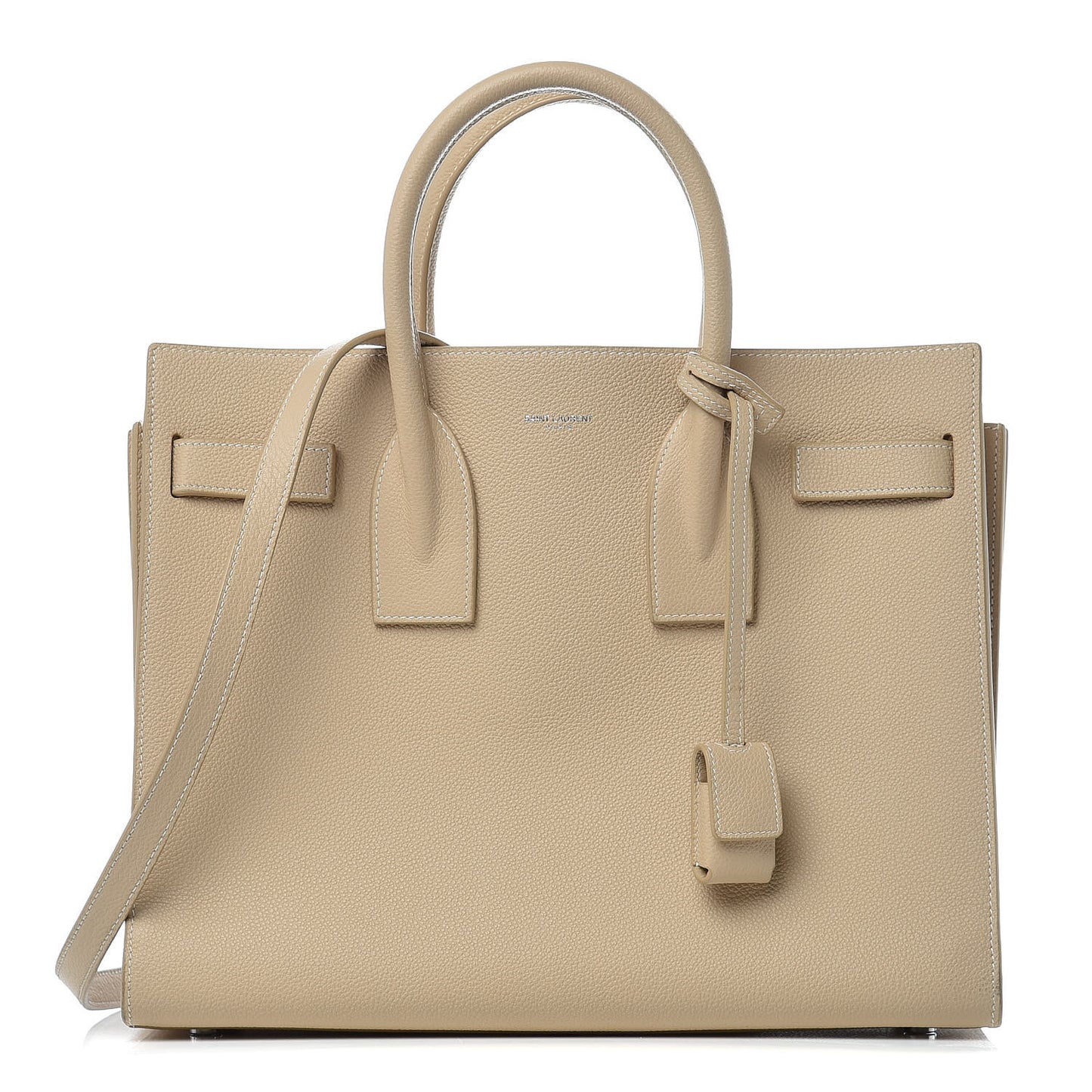 Grained Calfskin Small Sac De Jour Nude Powder