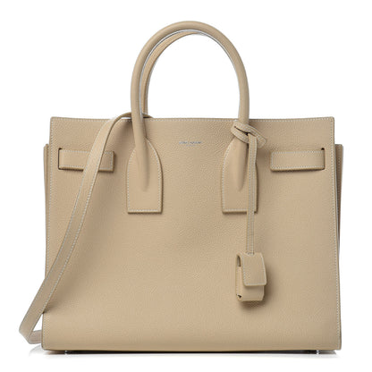 Saint Laurent Grained Calfskin Small Sac De Jour Nude Powder 1 of 9