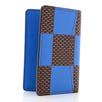 Louis Vuitton Damier Pop Pocket Organizer Blue 3 of 7
