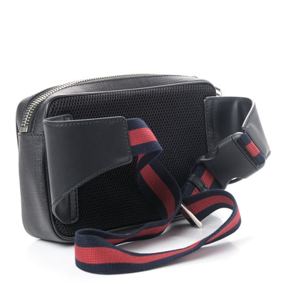 Gucci Soft GG Supreme Monogram Web Belt Bag Black Grey 2 of 4