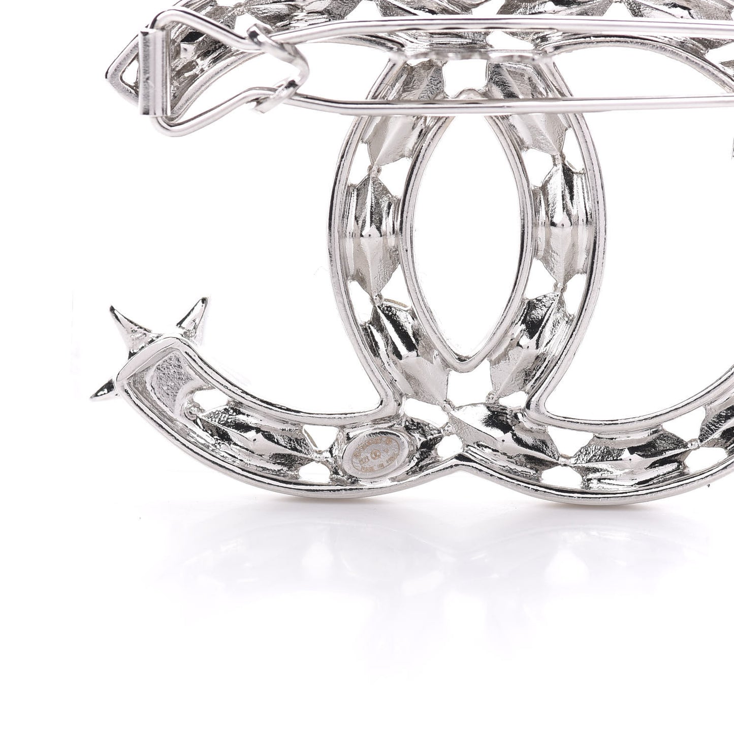 Crystal Starfall CC Hair Clip Silver