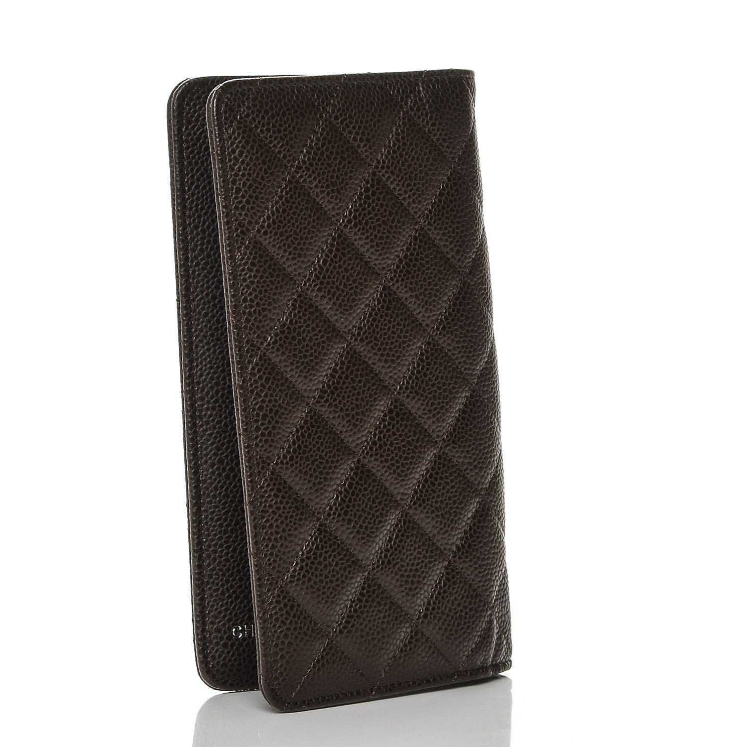 Chanel Caviar Quilted Medium Agenda Cover Dark Brown 3 of 8