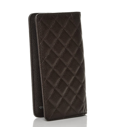 Chanel Caviar Quilted Medium Agenda Cover Dark Brown 3 of 8