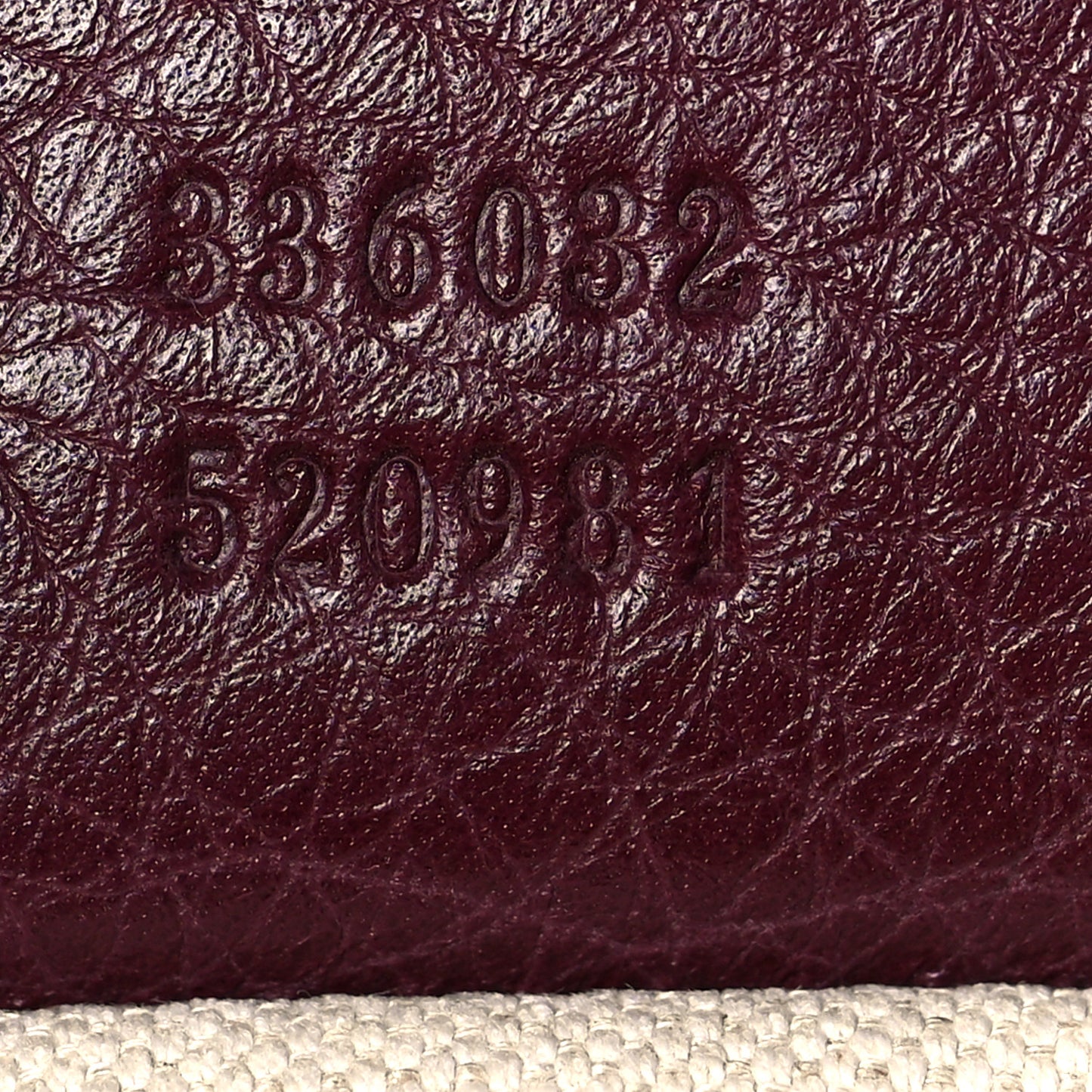 Calfskin Small Bamboo Shopper Tote Burgundy