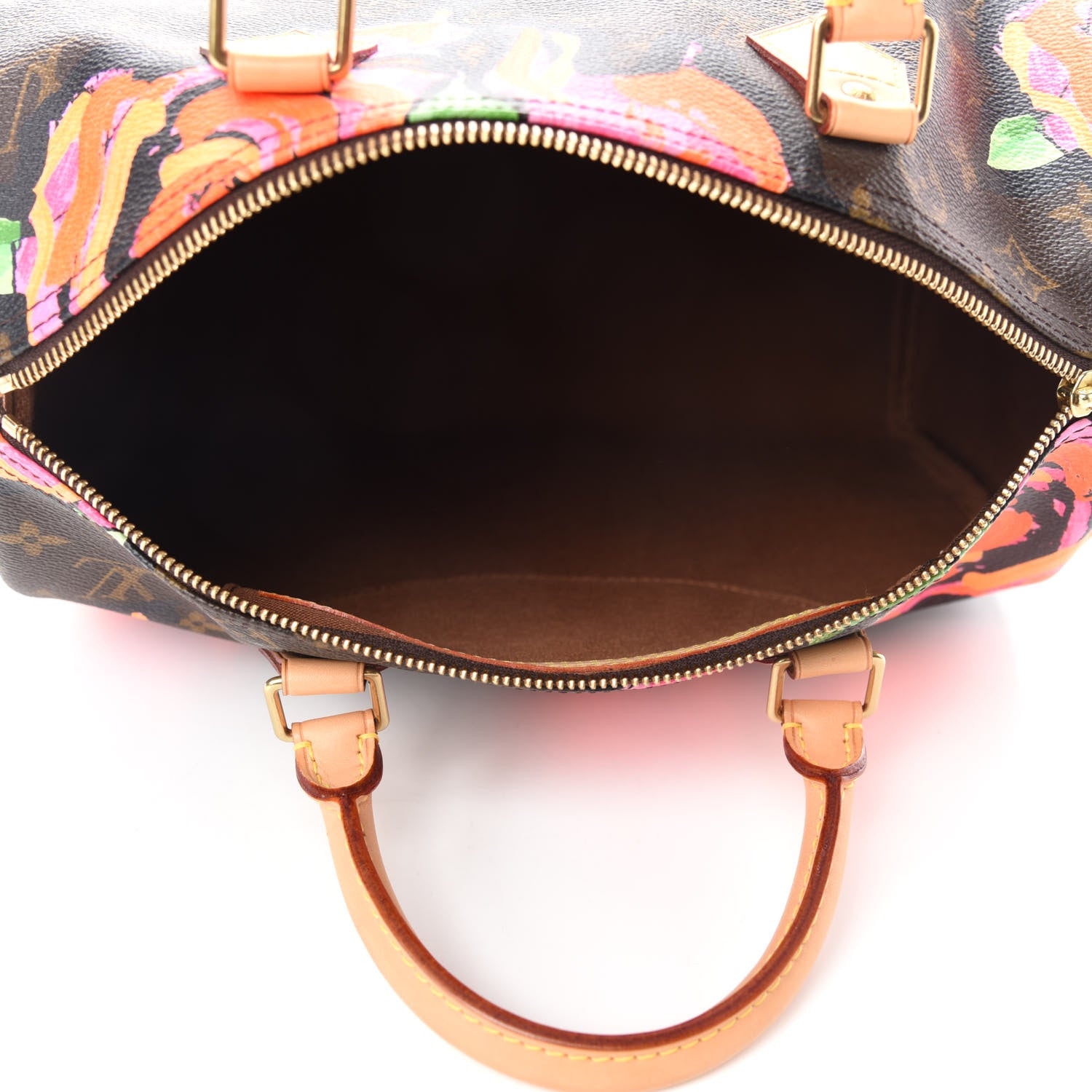 Louis Vuitton Monogram Roses Speedy 30 5 of 11