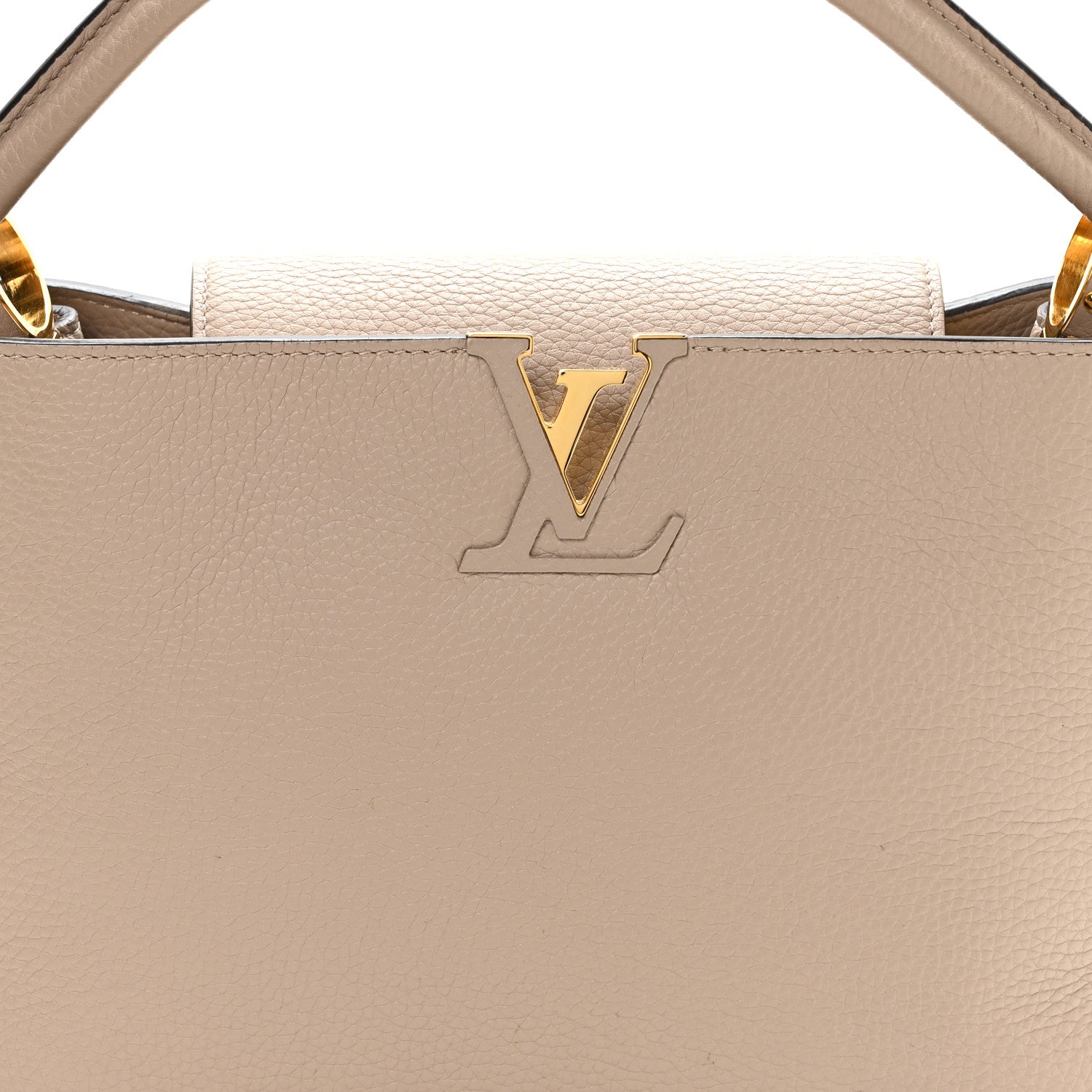 Louis Vuitton Taurillon Capucines MM Galet Galet 8 of 11