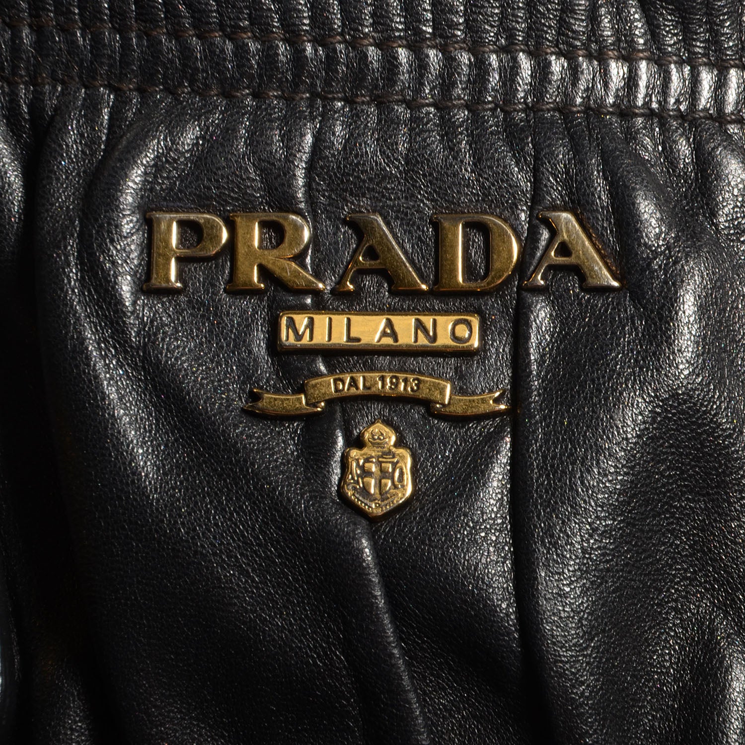 Prada Nappa Gaufre Tote Nero Black 5 of 11