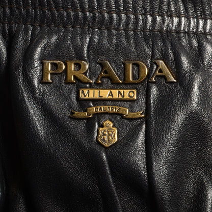 Prada Nappa Gaufre Tote Nero Black 5 of 11
