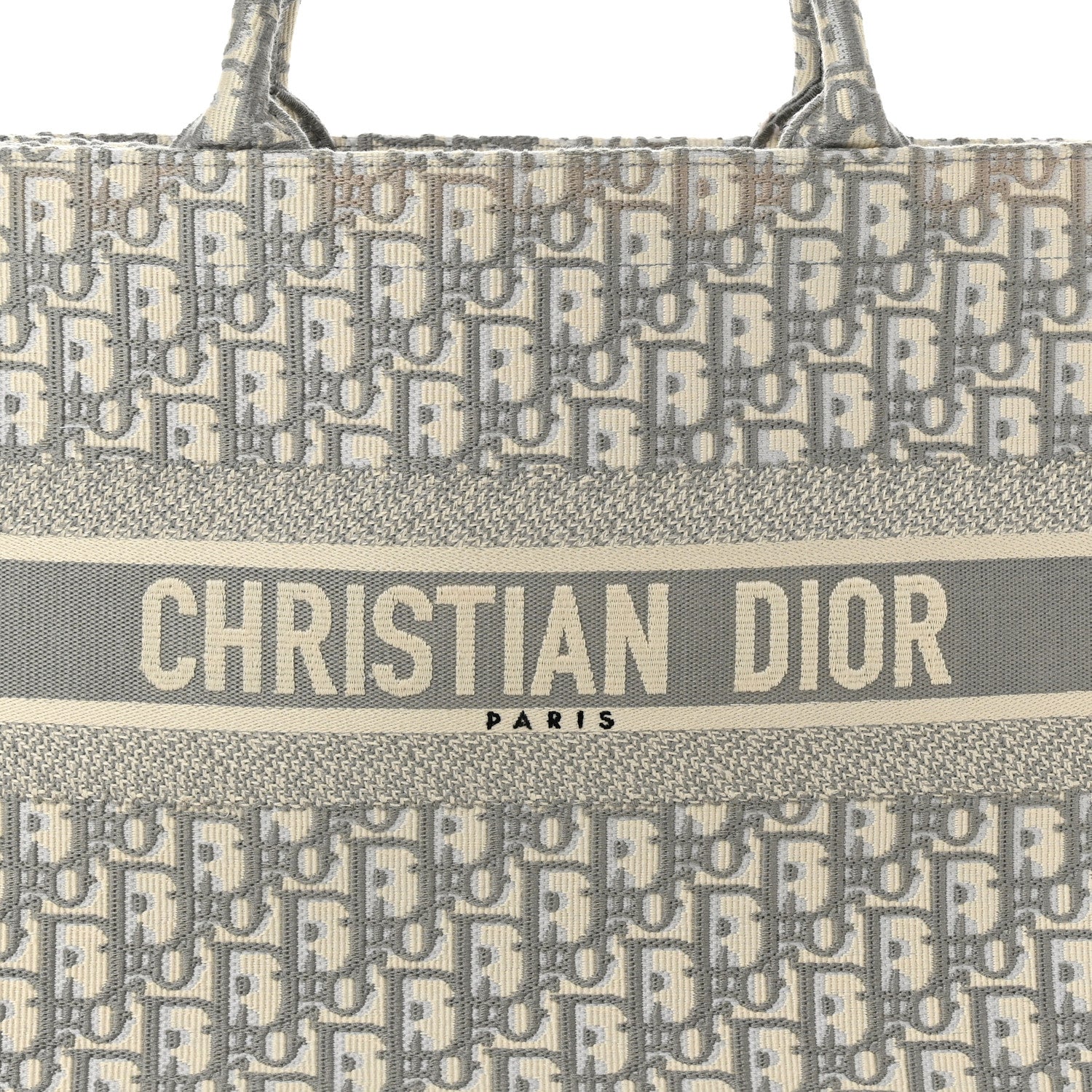 Christian Dior Oblique Medium Book Tote Grey 8 of 11