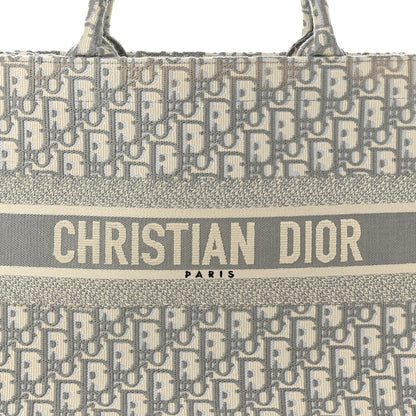 Christian Dior Oblique Medium Book Tote Grey 8 of 11