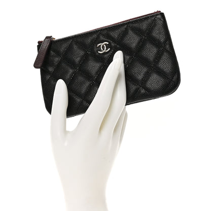 Chanel Caviar Quilted Small Cosmetic Case Black 2 of 9