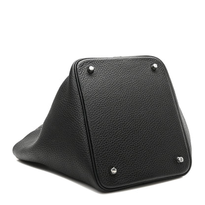 Hermes Taurillon Clemence Picotin Lock 22 MM Black 4 of 9