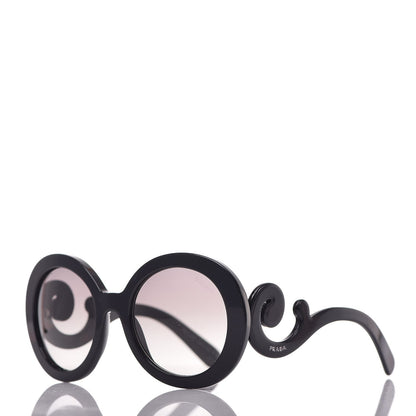Prada Baroque Sunglasses SPR 27N Black 1 of 8
