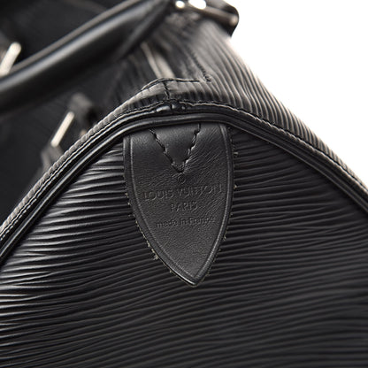 Louis Vuitton Epi Speedy 25 Black 6 of 17