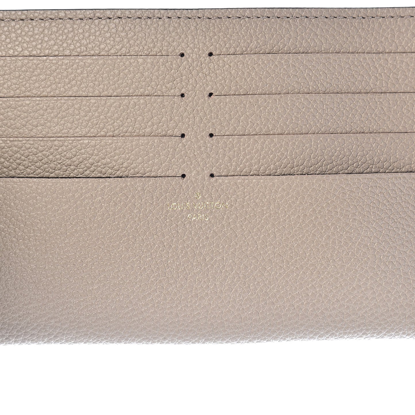 Calfskin Felicie Chain Wallet Card Holder Insert Tourterelle