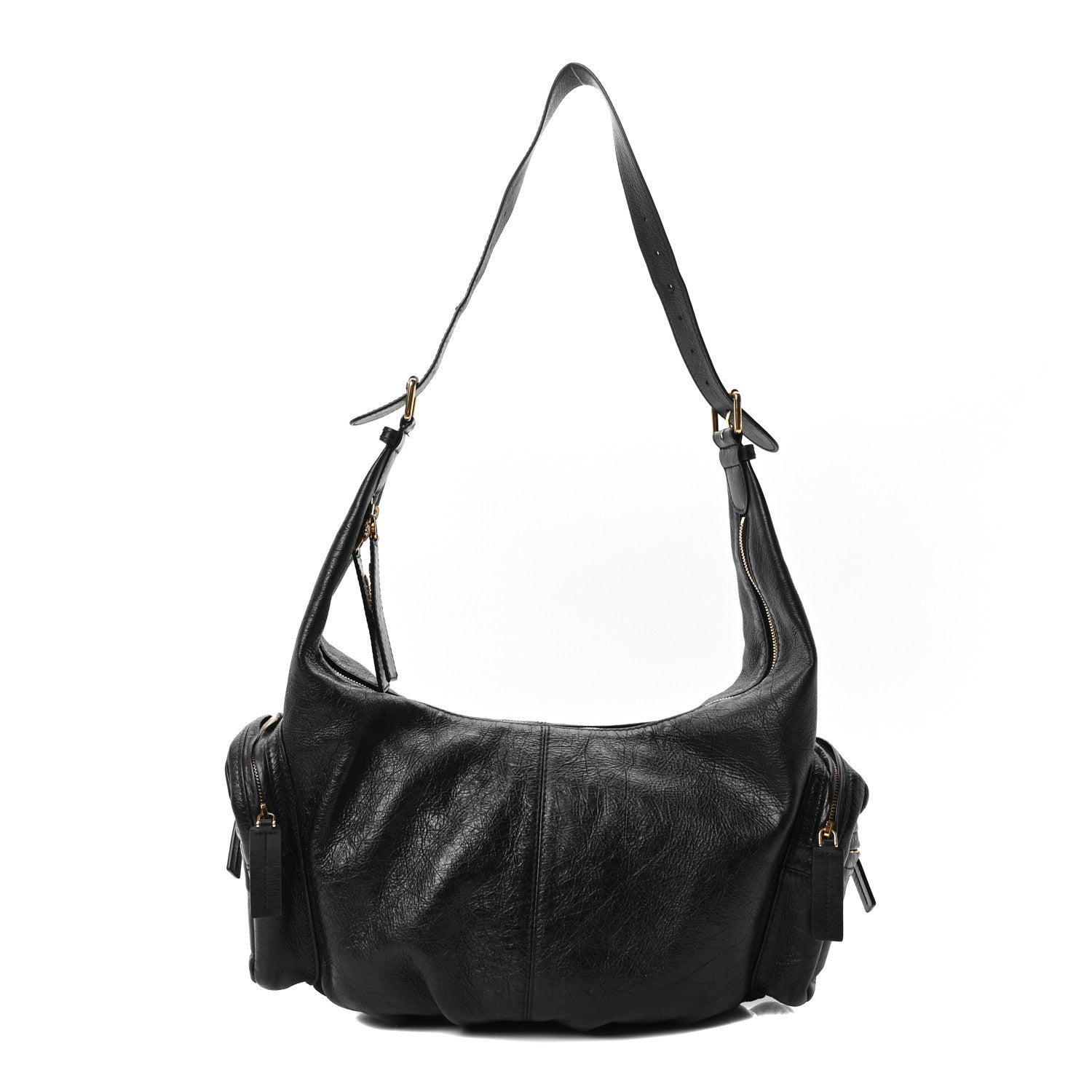 Christian Dior Crinkled Calfskin Large Grand Tour Multipocket Bag Black 1 of 10