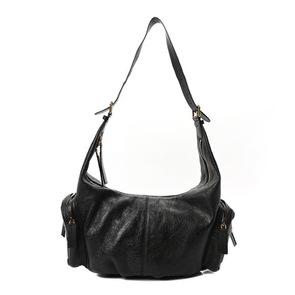 Christian Dior Crinkled Calfskin Large Grand Tour Multipocket Bag Black 1 of 10