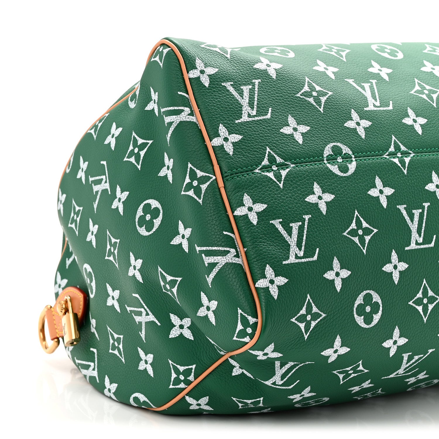 Louis Vuitton Calfskin Monogram Speedy P9 Bandouliere 40 Green 9 of 12