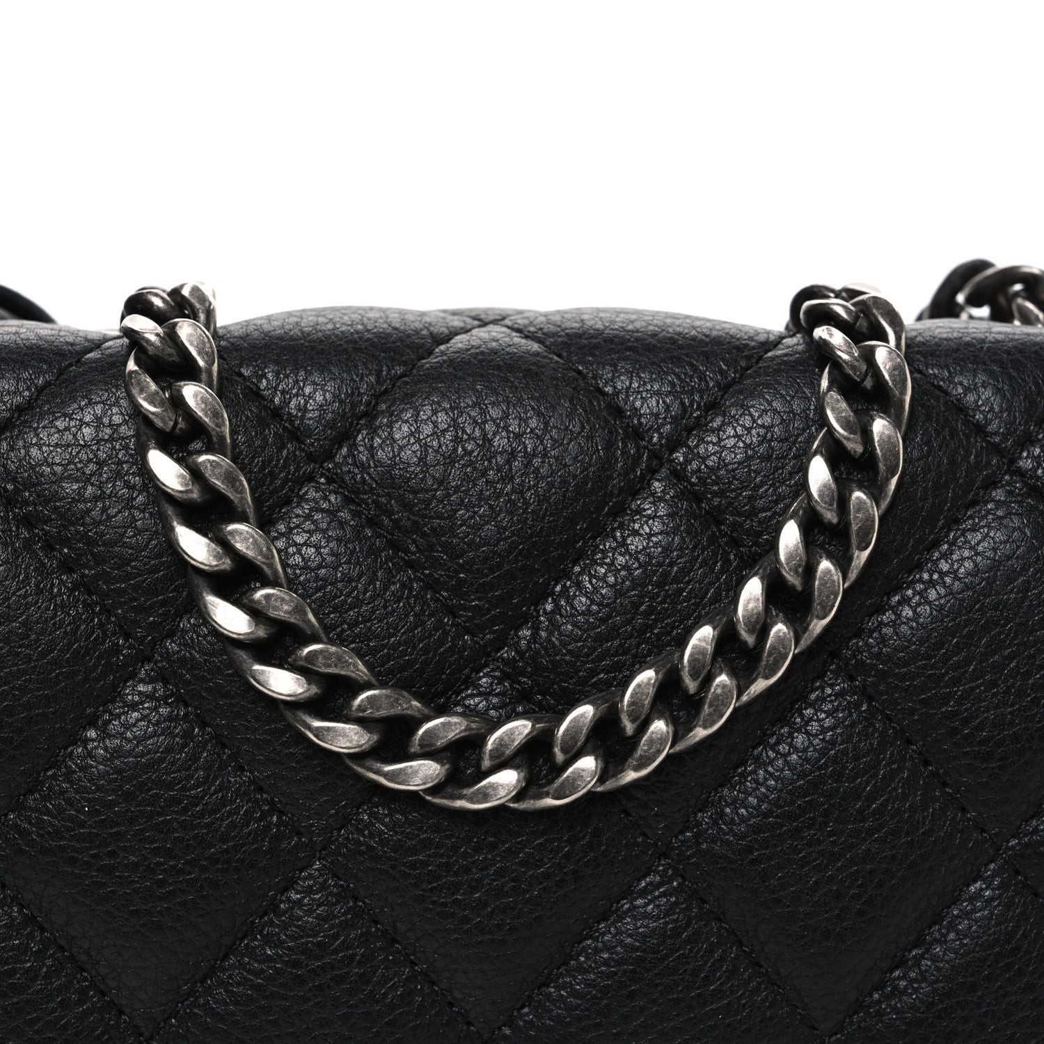 Chanel Calfskin Quilted Casual Pocket Messenger Flap Black 8 of 11
