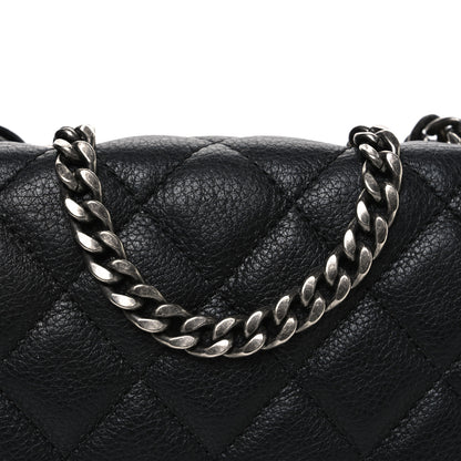 Chanel Calfskin Quilted Casual Pocket Messenger Flap Black 8 of 11