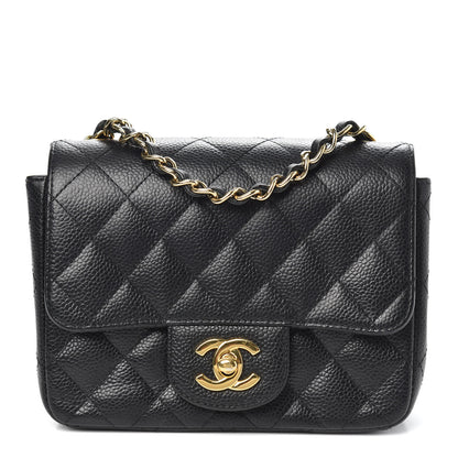 Chanel Caviar Quilted Mini Square Flap Black 1 of 9