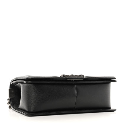 Chanel Caviar Quilted Medium Boy Flap Black 4 of 11