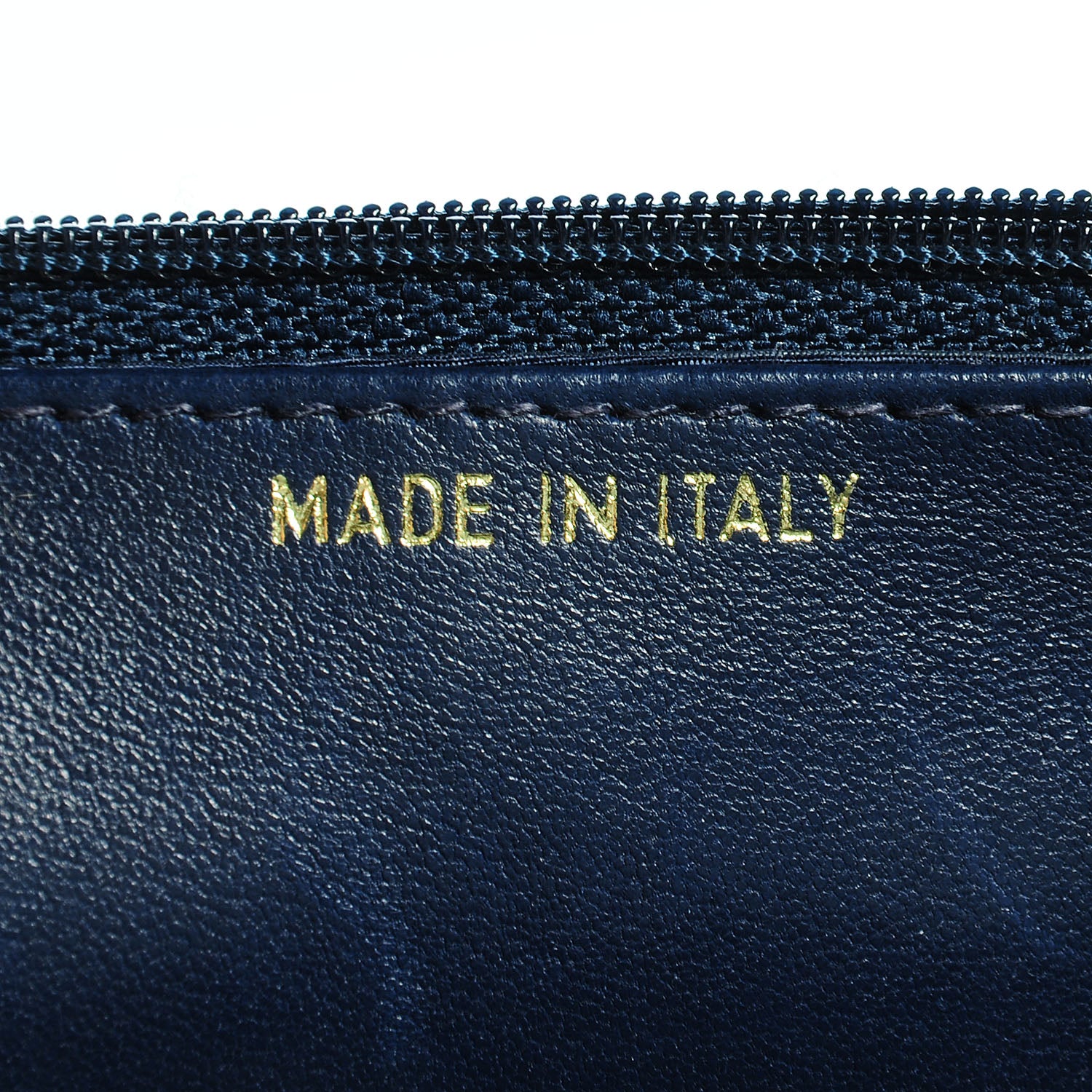 Chanel Denim Wallet on Chain WOC Blue 7 of 8