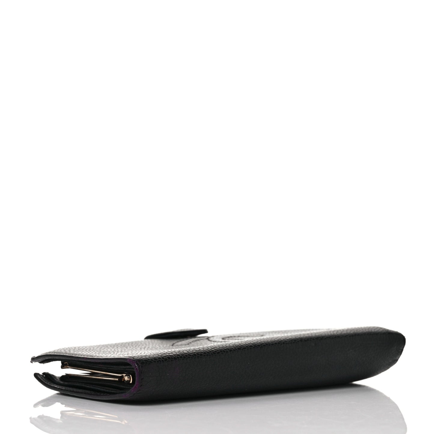 Caviar Timeless CC French Wallet Black