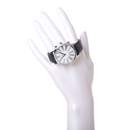 Omega Stainless Steel Satin Diamond Bezel 36mm De Ville Tresor Quartz Watch White 428.17.36.60.04.001 2 of 10