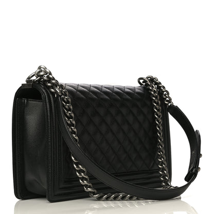 Chanel Caviar Quilted New Medium Boy Flap Black 3 of 11