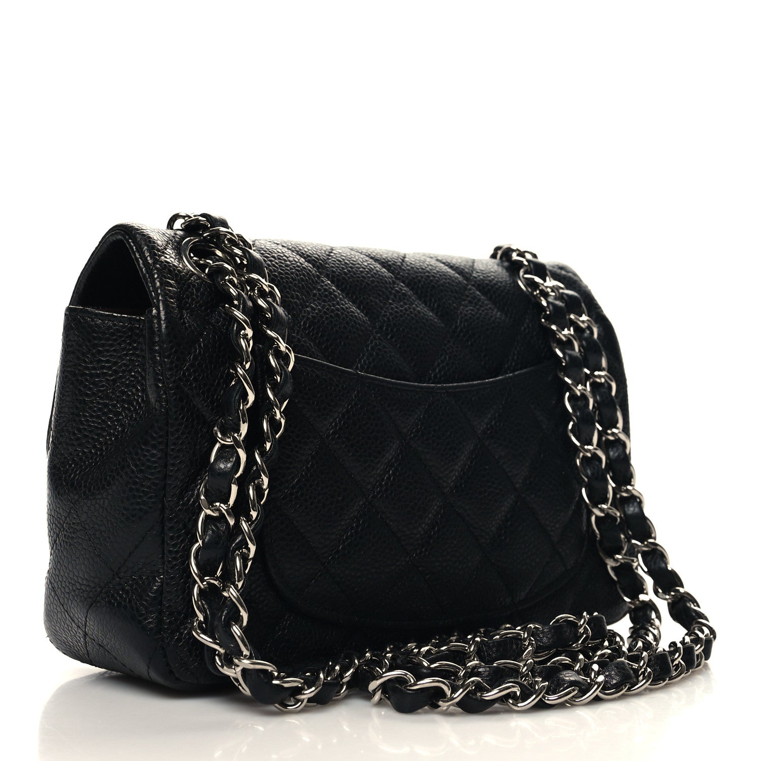 Chanel Caviar Quilted Mini Rectangular Flap Black 3 of 12