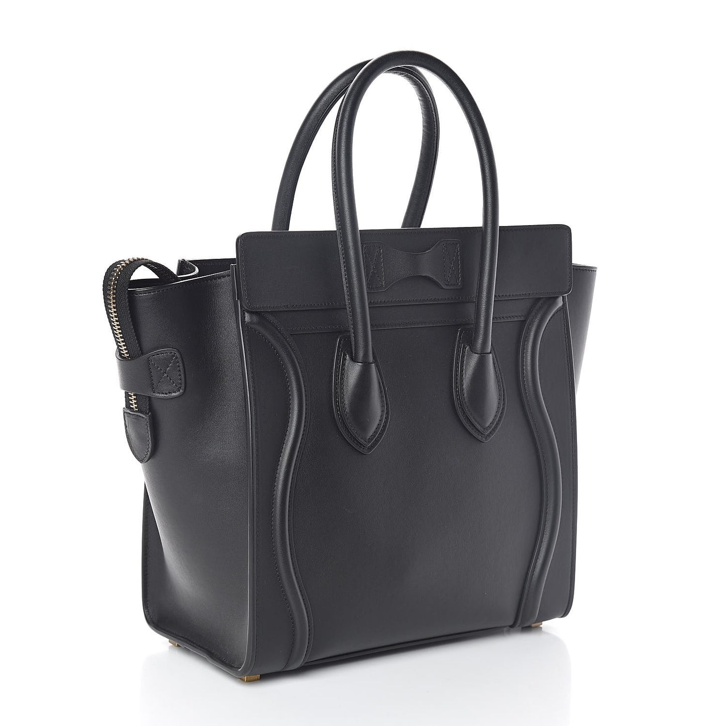 Smooth Calfskin Micro Luggage Black