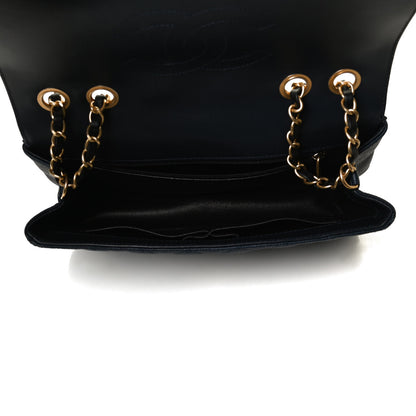 Chanel Caviar Quilted Medium CC Filigree Flap Navy Black 5 of 10