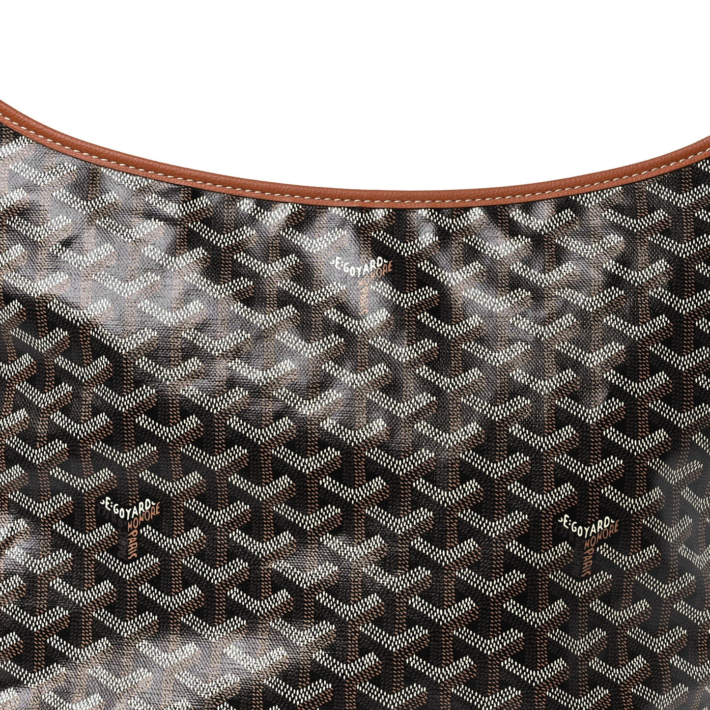 Goyardine Boheme Hobo Black Gold
