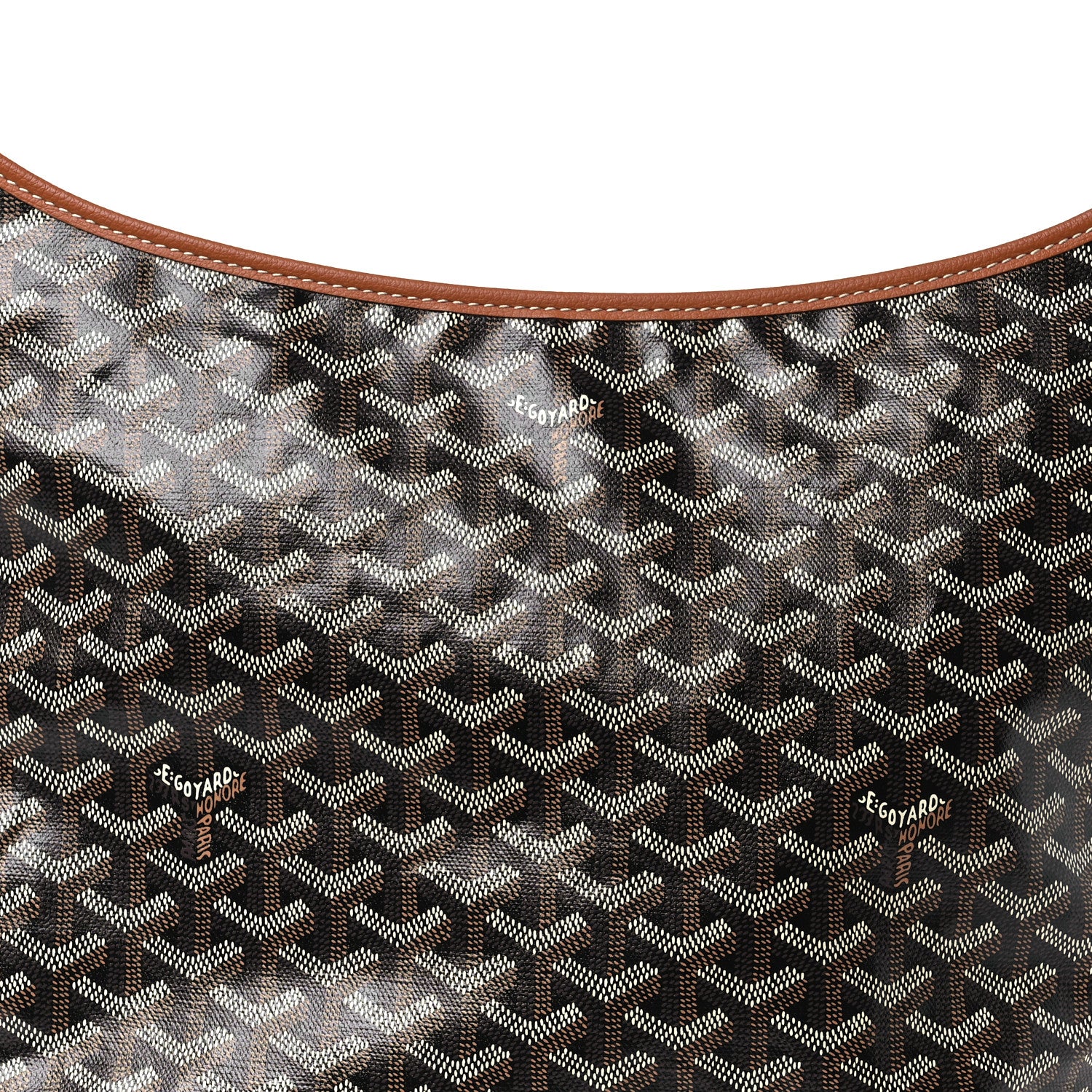 Goyard Goyardine Boheme Hobo Black Gold 9 of 12