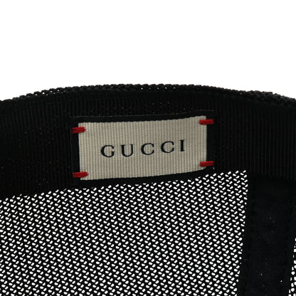 Gucci X SEGA Calfskin GUCCY Stars Baseball Hat M Black Gold 8 of 10