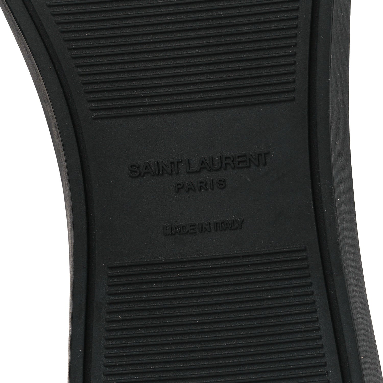 Saint Laurent Calfskin Andy Low Top Sneakers 40 Black 6 of 8