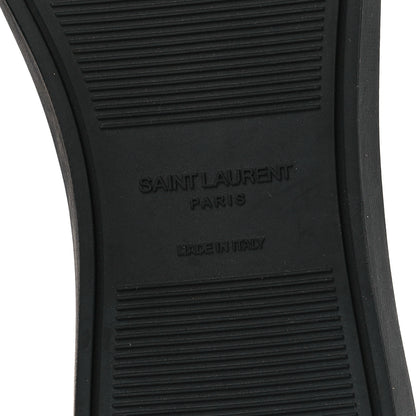 Saint Laurent Calfskin Andy Low Top Sneakers 40 Black 6 of 8