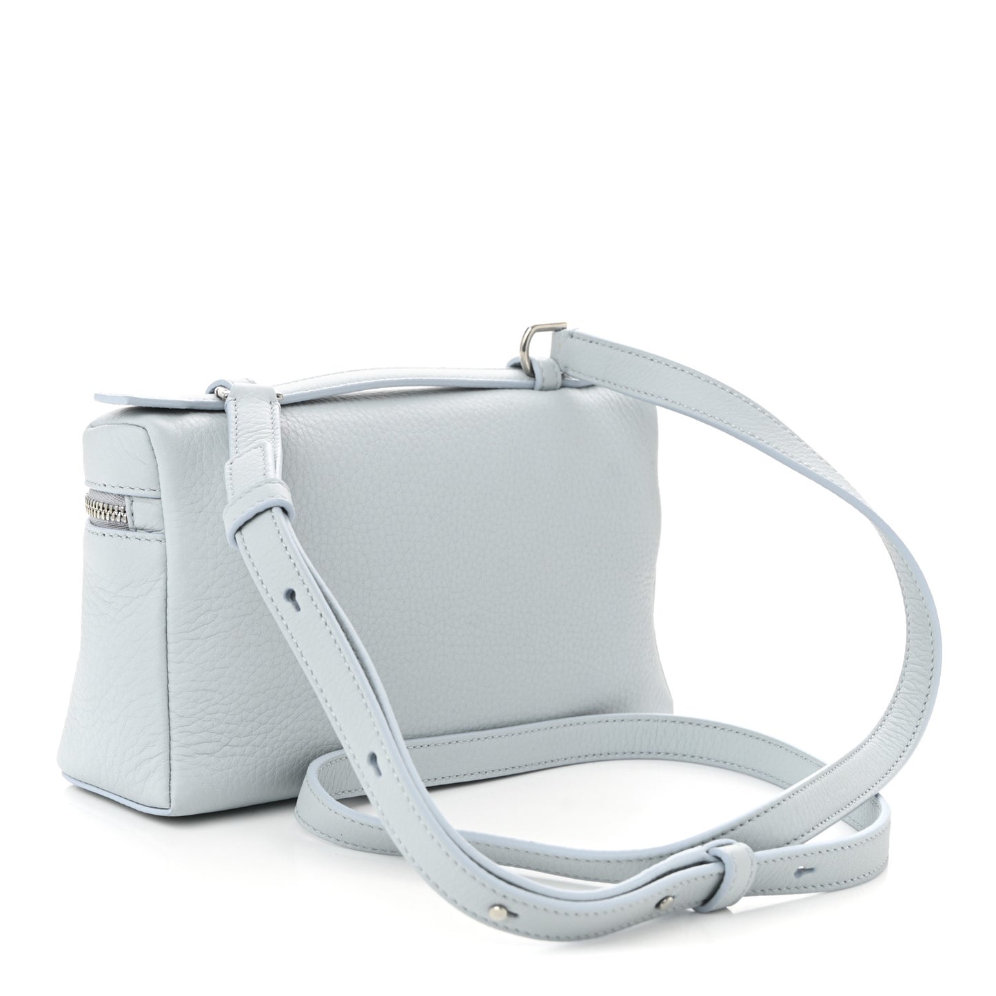 Grained Calfskin L19 Extra Pocket Pouch Minty Breeze