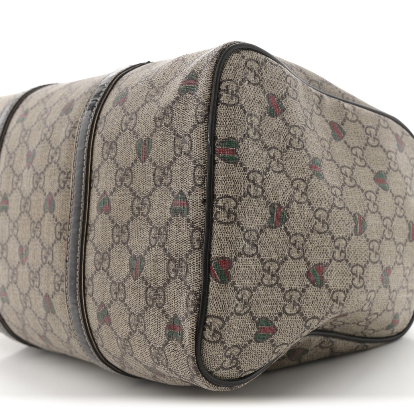 GG Plus Monogram Hearts Medium Joy Boston Dark Brown