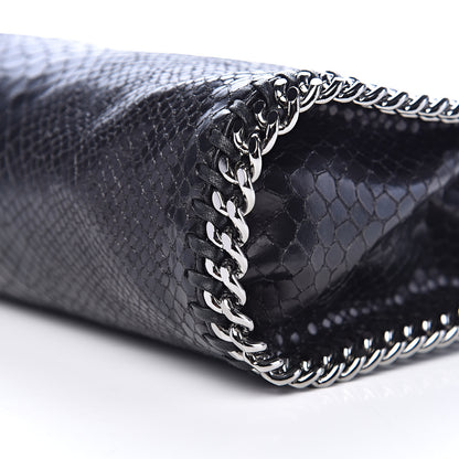 Stella McCartney Eco Python Mini Falabella Tote Black 8 of 9
