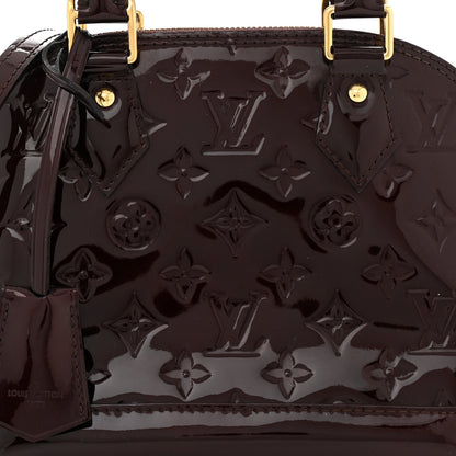 Louis Vuitton Vernis Alma BB Amarante 8 of 10