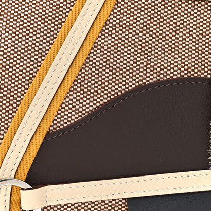 Hermes Cotton Calfskin Horsehair Grand Prix Bag Multicolor 7 of 10