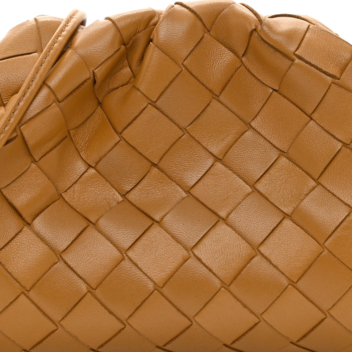 Nappa Intrecciato The Mini Pouch Carmel