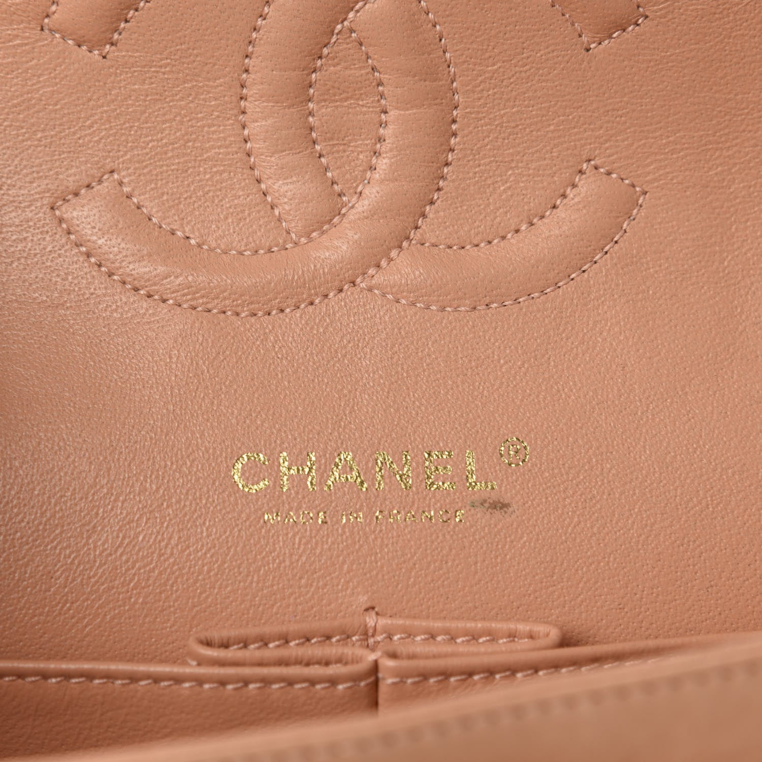 Chanel Lambskin Quilted Medium Double Flap Salmon Pink 8 of 13
