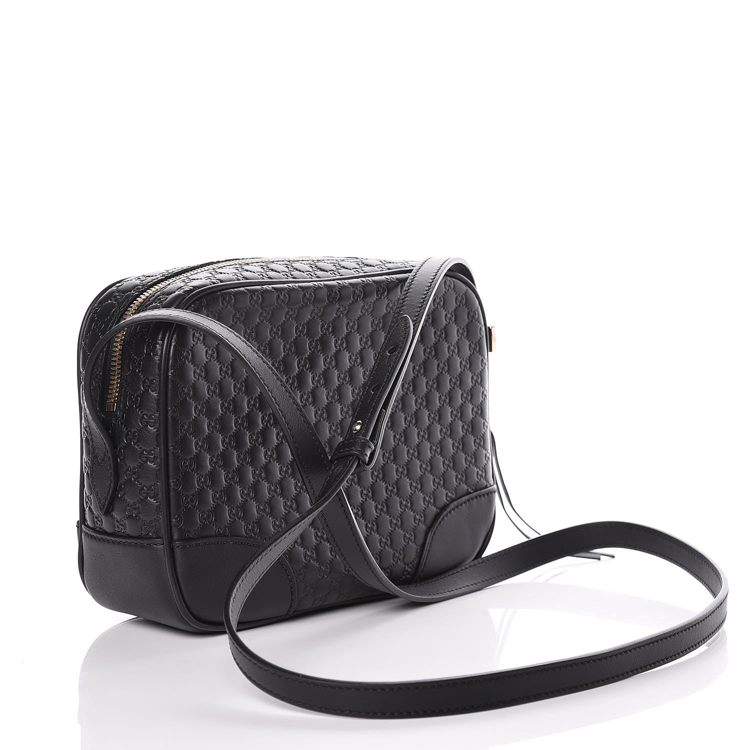 Gucci Microguccissima Mini Bree Messenger Bag Black 3 of 9