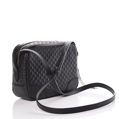 Gucci Microguccissima Mini Bree Messenger Bag Black 3 of 9